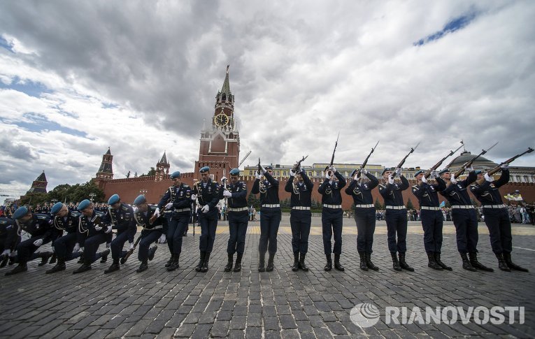 Празднование 85-летия Воздушно-десантных войск на Красной площади