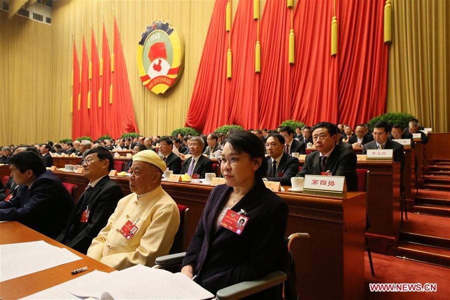 （两会·政协开幕）（16）全国政协十二届四次会议在京开幕