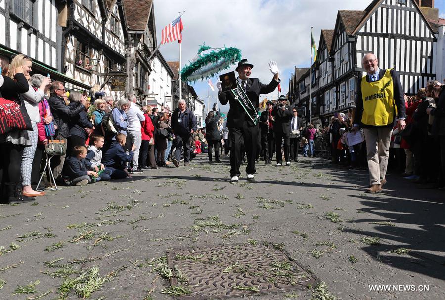 BRITAIN-STRATFORD-UPON-AVON-WILLIAM SHAKESPEARE-400TH ANNIVERSARY 