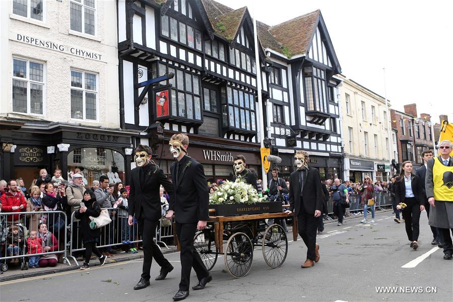 BRITAIN-STRATFORD-UPON-AVON-WILLIAM SHAKESPEARE-400TH ANNIVERSARY 