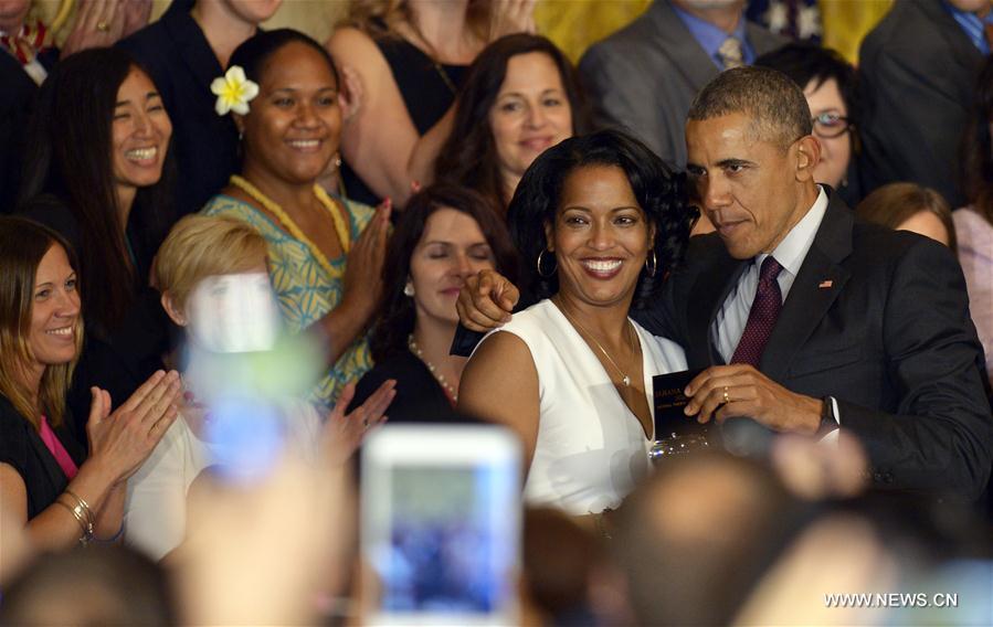 U.S-WASHINGTON D.C-OBAMA-TEACHER OF THE YEAR