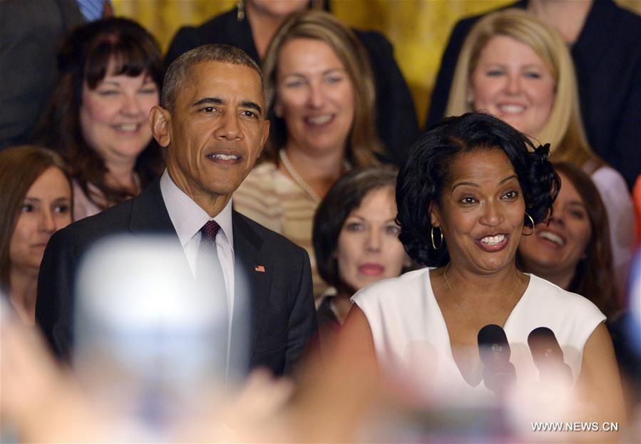 U.S-WASHINGTON D.C-OBAMA-TEACHER OF THE YEAR