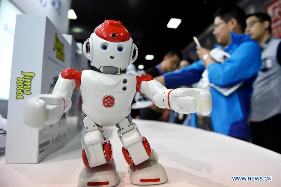 Выставка роботов в Центральном Китае 