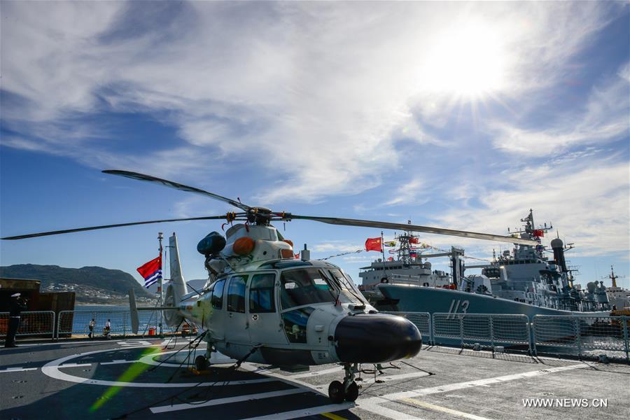 （国际）（2）中国海军第二十二批护航编队开始访问南非