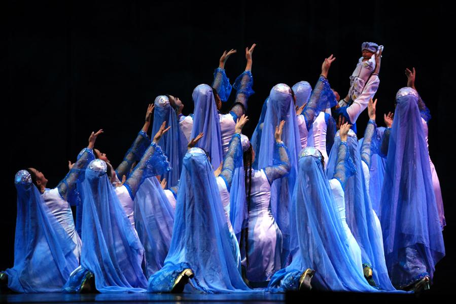 （XHDW）（5）歌舞剧《丝路上的中国梦·永远的麦西热甫》在哈萨克斯坦首演