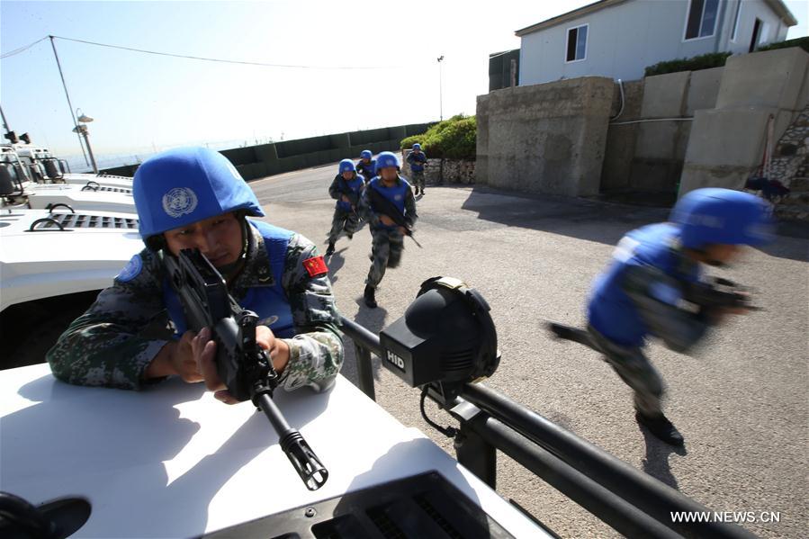 Китайские миротворческие силы в Ливане отработали принципы обороны в экстренных случаях