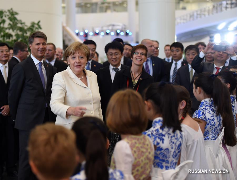 Ангела  Меркель посетила Шэньян