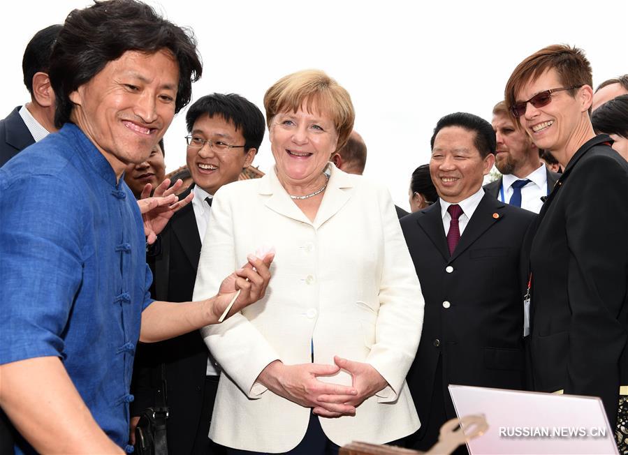 Ангела  Меркель посетила Шэньян