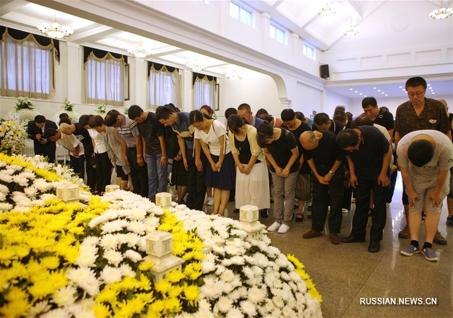 В Даляне попрощались с погибшими на Тайване туристами