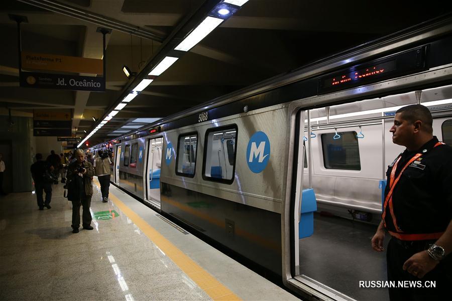 Мишел Темер присутствовал на церемонии открытия движения по 4-й линии метро Рио-де- Жанейро
