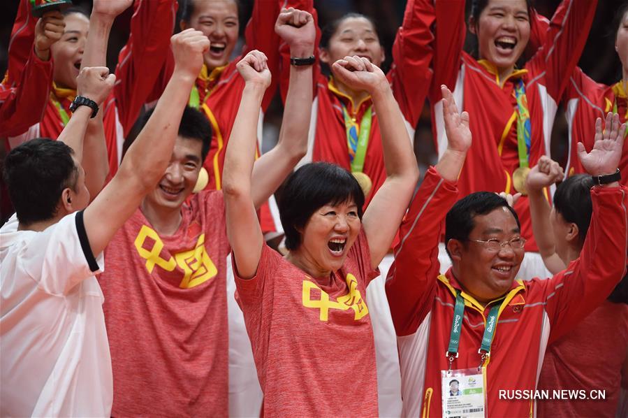 （里约奥运会·领奖台）（34）排球——中国女排夺冠