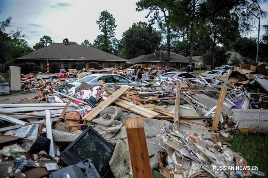 Началось восстановление в американском штате Луизиана, пострадавшем от наводнений 