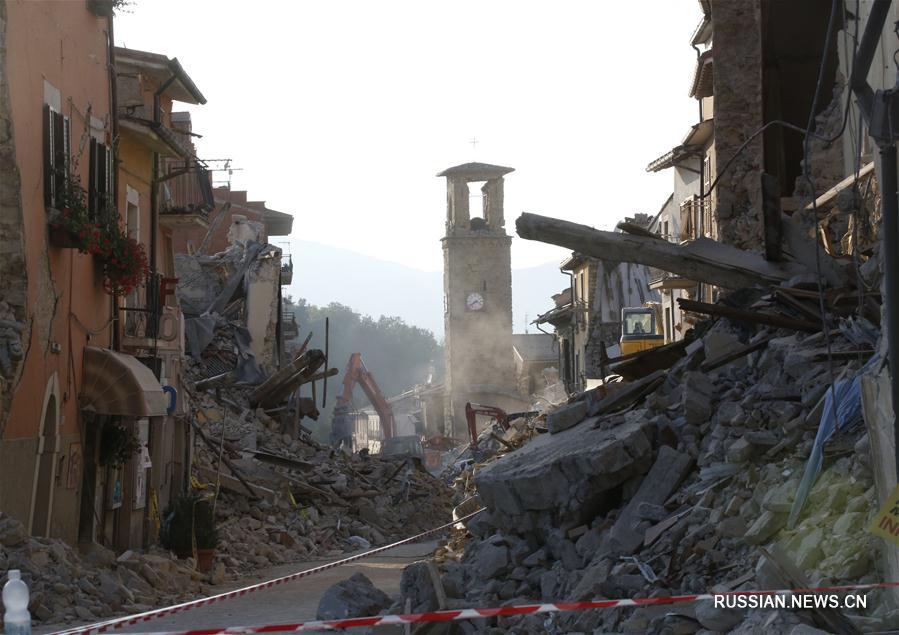 До 281 человека возросло число погибших в результате землетрясения в Италии