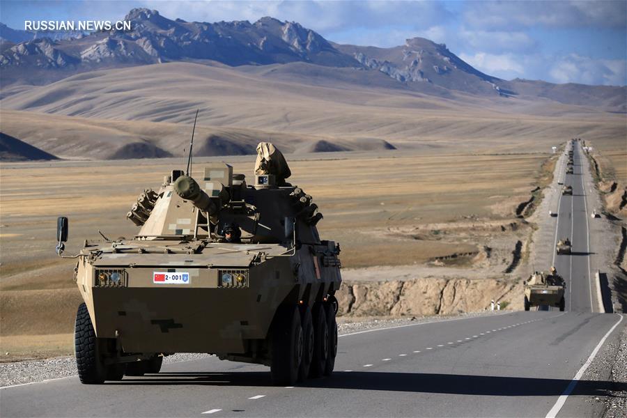 Китайские военнослужащие прибыли в Кыргызстан для участия в "Мирной миссии-2016" 
