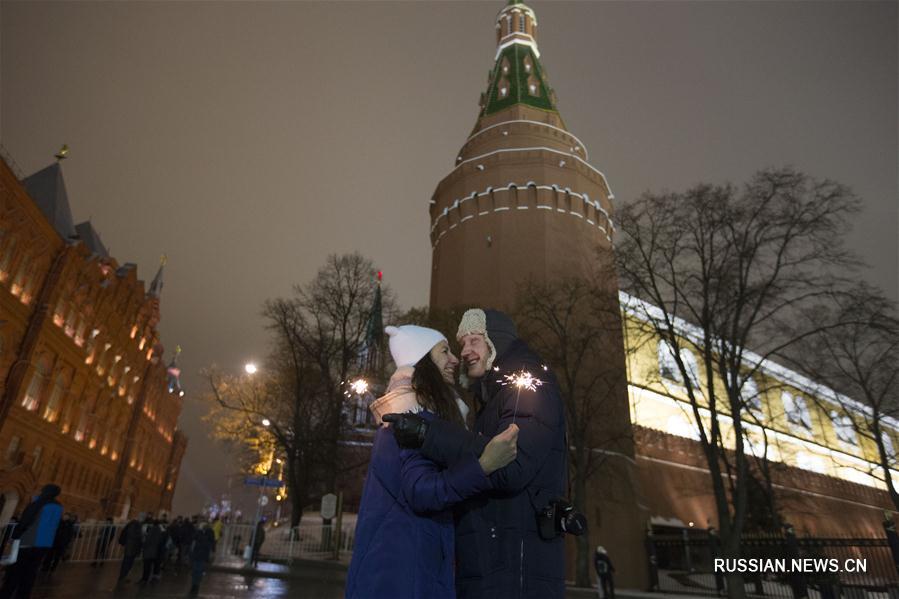 Новогодние торжества в Москве