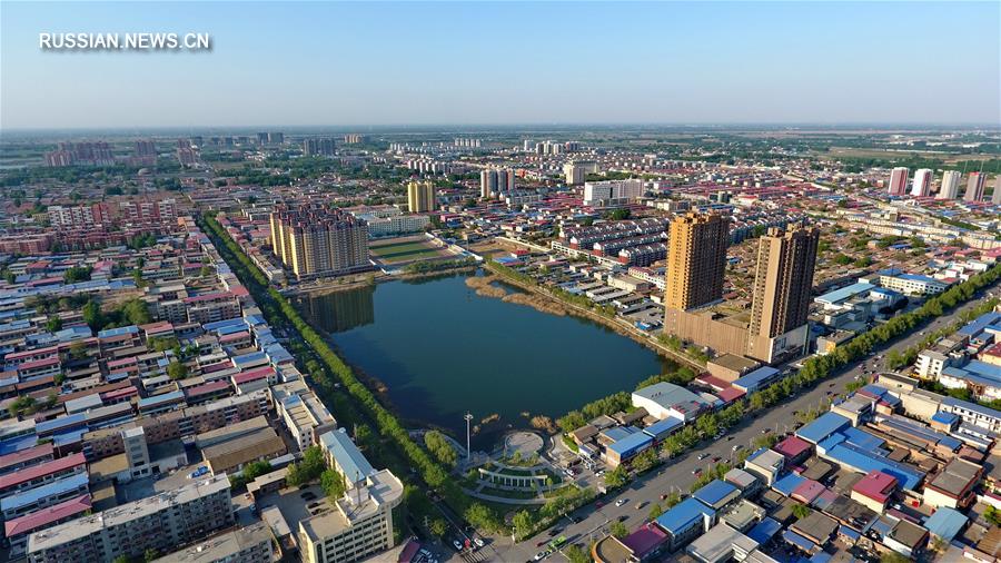 Новый район Сюнъань: взгляд с неба