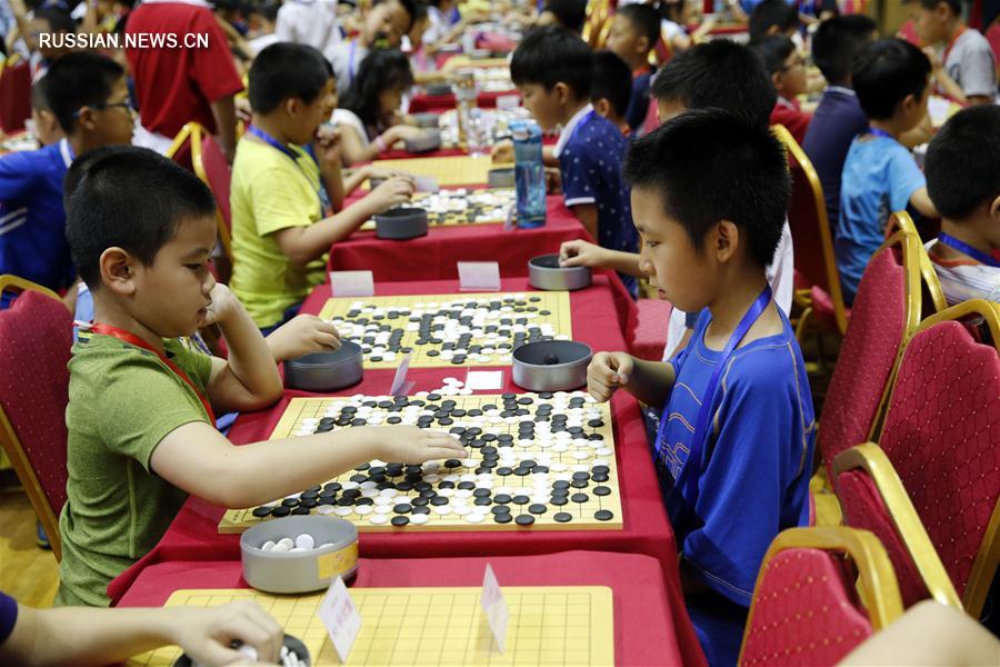 Школьный шахматный турнир в Пекине 
