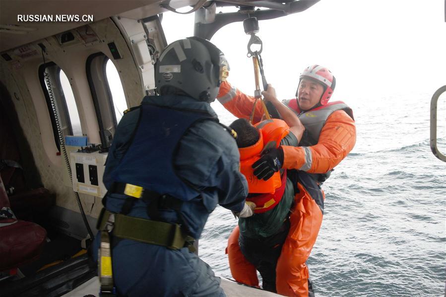 На юге Китая затонул сухогруз, все 12 членов экипажа спасены