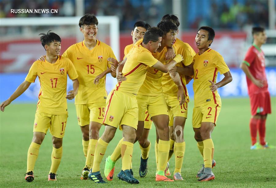 Международный молодежный футбольный турнир: Китай обыграл Таджикистан