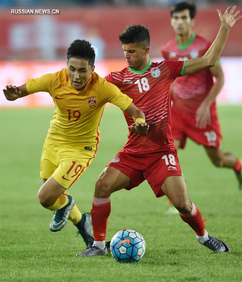 Международный молодежный футбольный турнир: Китай обыграл Таджикистан