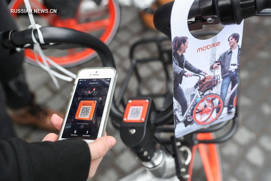 Китайская компания велошеринга Mobike вышла на рынок Берлина