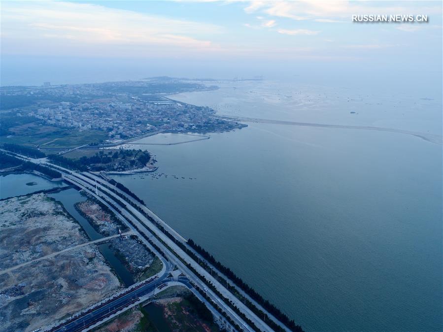 Началась доставка пресной воды из провинции Фуцзянь на архипелаг Цзиньмэнь