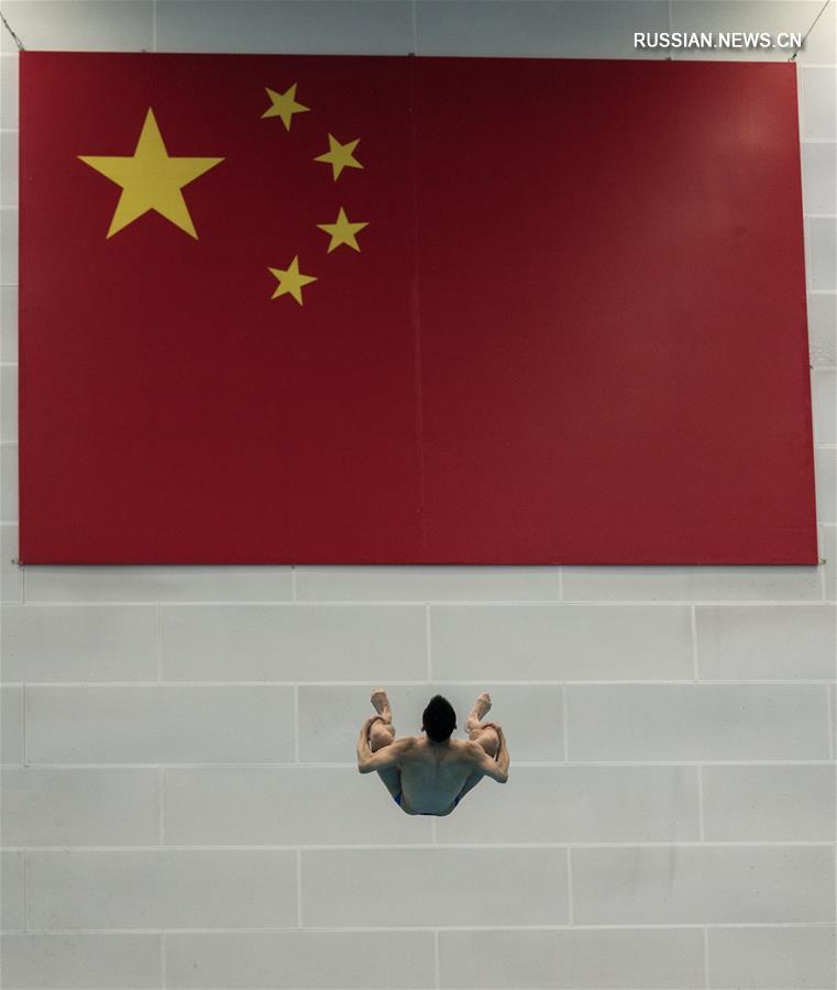 Прыжки в воду -- Сборная Китая готовится к Азиатским играм 2018