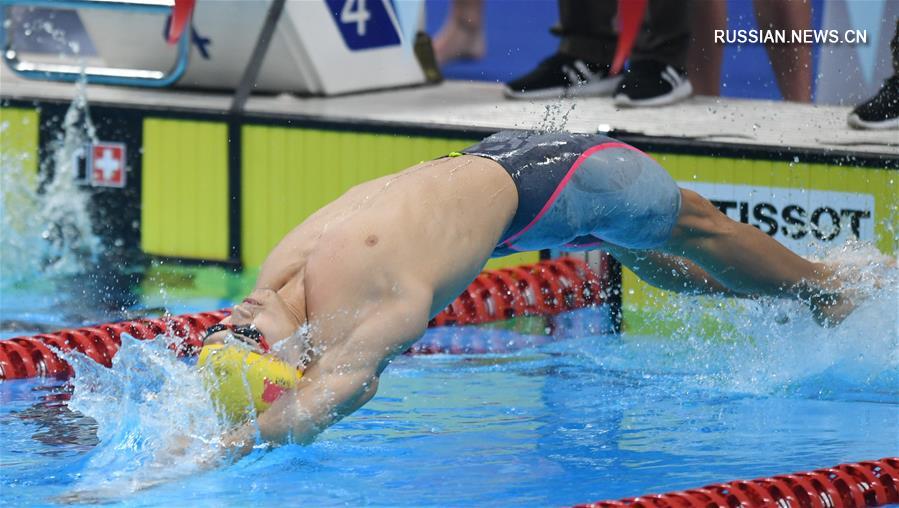 18-е Азиатские игры/Плавание: Китайские пловцы в комбинированной эстафете 4х100 метров завоевали золотую медаль
