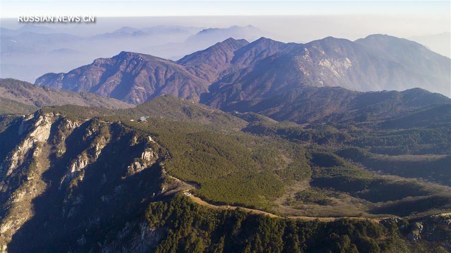 Геологический парк Хуангань Дабешань: взгляд с неба
