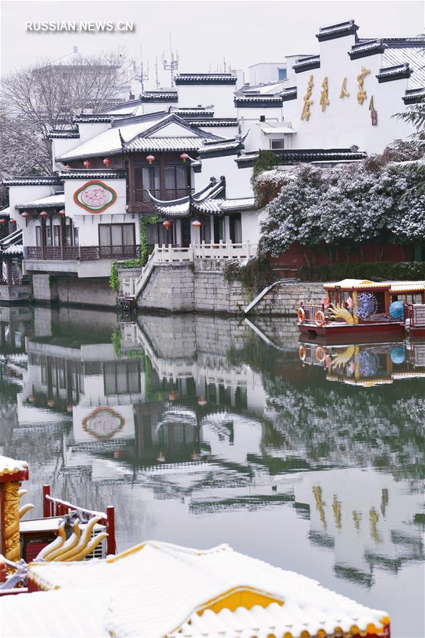 Новогодний снег в Китае