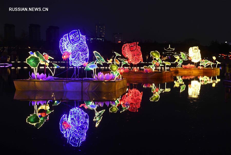 Фестиваль фонариков в городе Куньмин