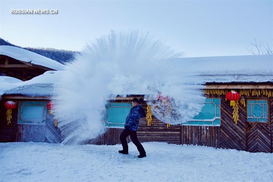 Очарование снежной зимы на северо-востоке Китая
