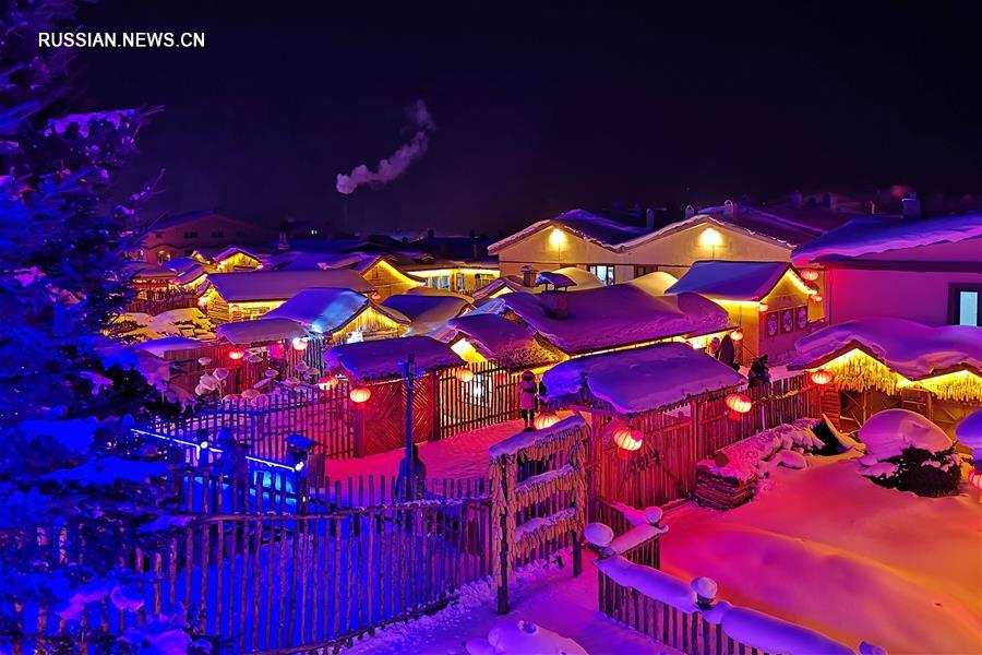 Очарование снежной зимы на северо-востоке Китая