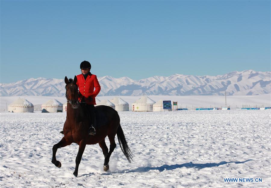 CHINA-XINJIANG-ZHAOSU-HORSES(CN)