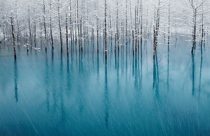 Прекрасные замерзшие озера