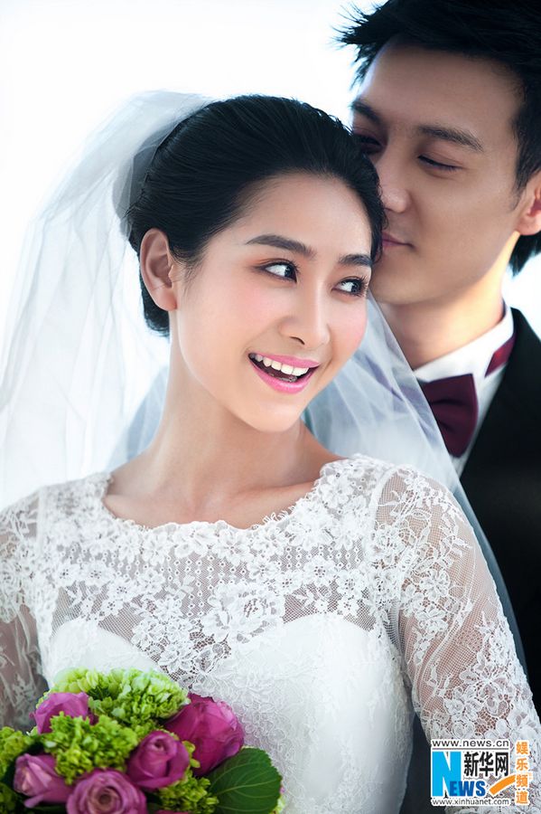 Романтические свадебные фотографии актрисы Тао Синьжань