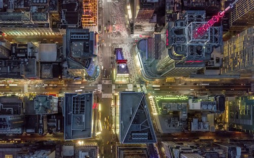 Фото: Нью-Йорк с высоты птичьего полета