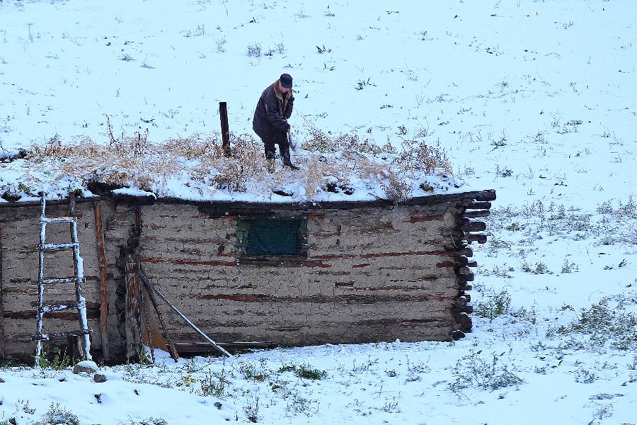 #CHINA-XINJIANG-HAMI-SNOW(CN)