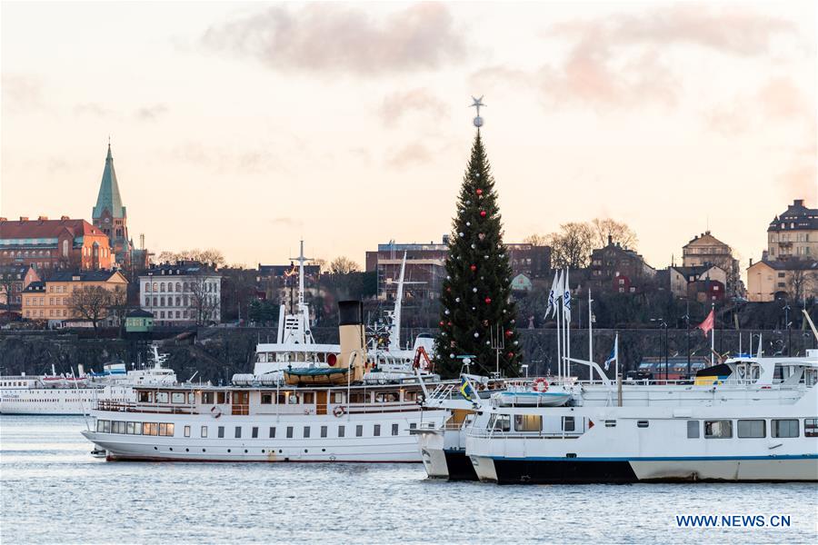 SWEDEN-STOCKHOLM-CHRISTMAS LIGHTS