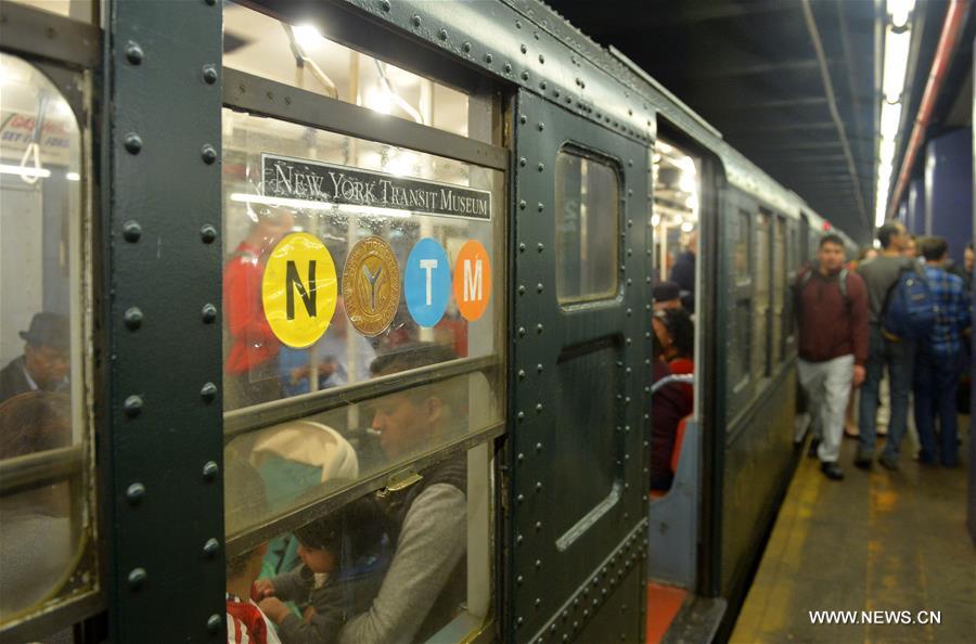 U.S.-NEW YORK-SUBWAY-NOSTALGIA TRAIN