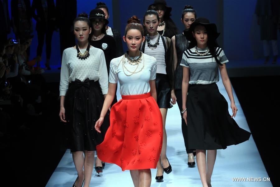 CHINA-BEIJING-FASHION WEEK-LINGWU FINE CASHMERE FASHION BRAND (CN)