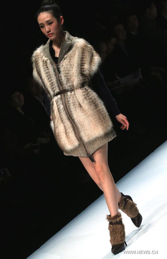 CHINA-BEIJING-FASHION WEEK-LINGWU FINE CASHMERE FASHION BRAND (CN)