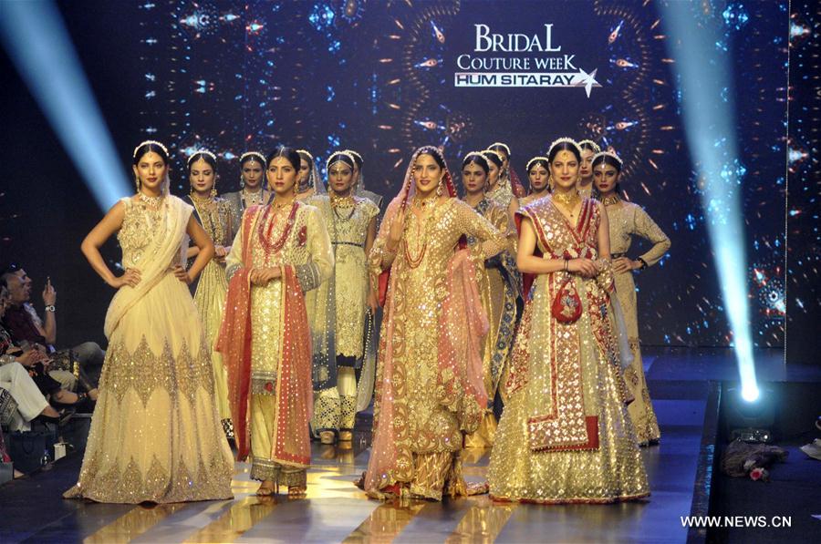 PAKISTAN-KARACHI-BRIDAL COUTURE WEEK