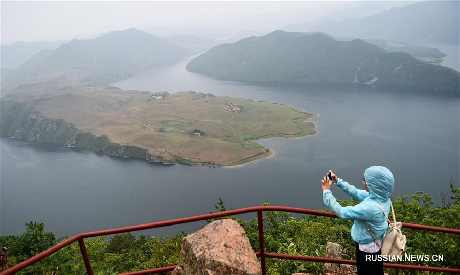 Природная красота реки Ялуцзян на северо-востоке Китая