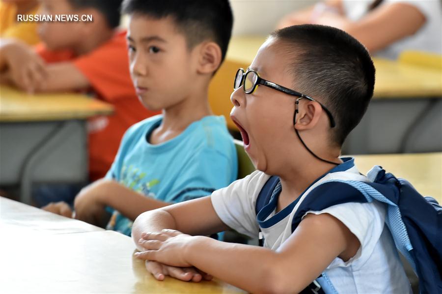 Первое сентября в китайских школах