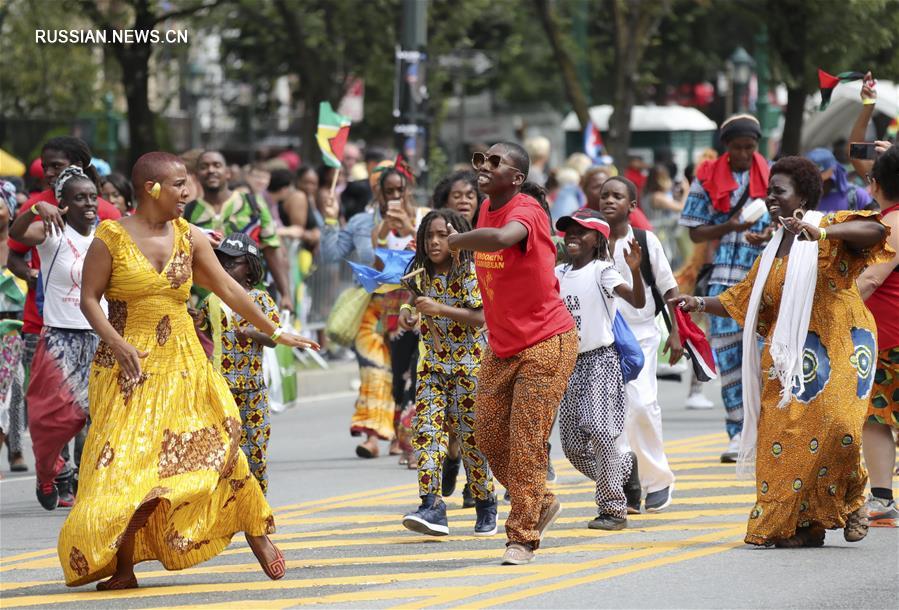 В Нью-Йорке прошел Карибский карнавал 