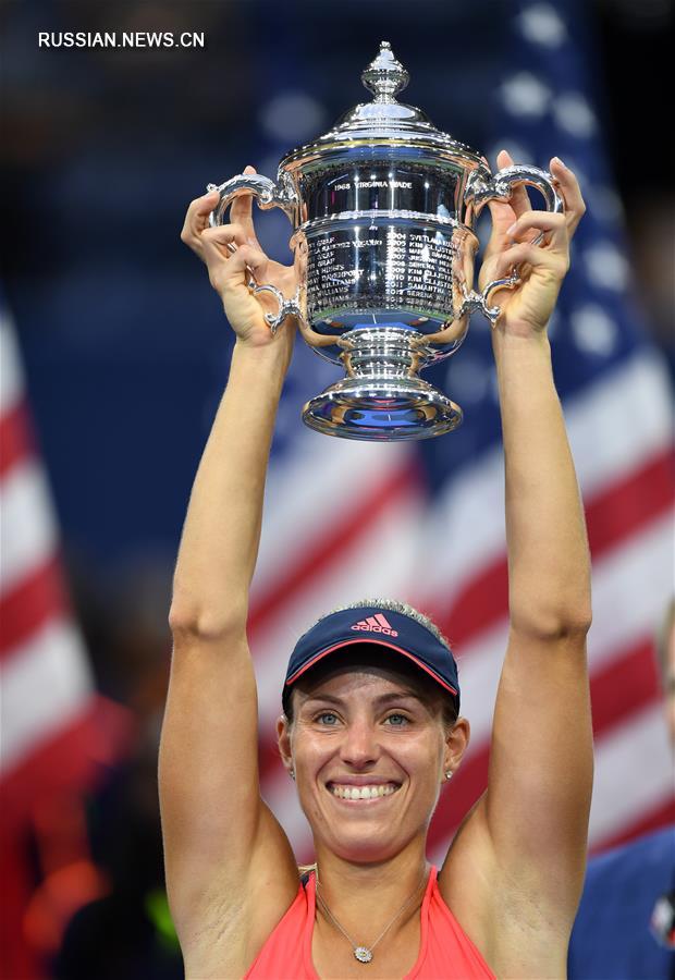 А. Кербер стала  победительницей Открытого чемпионата США по теннису