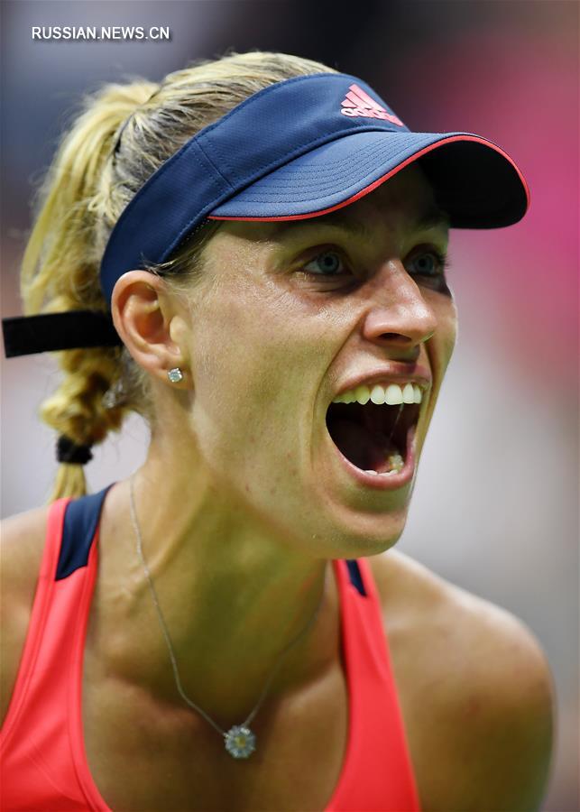 А. Кербер стала  победительницей Открытого чемпионата США по теннису