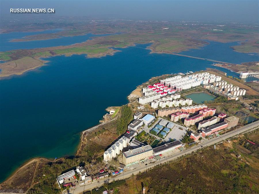 Проект переброски вод южных рек на север Китая: взгляд с неба