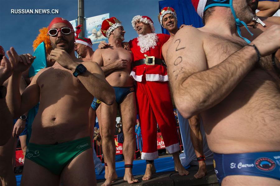 Рождественские соревнования по плаванию в Барселоне